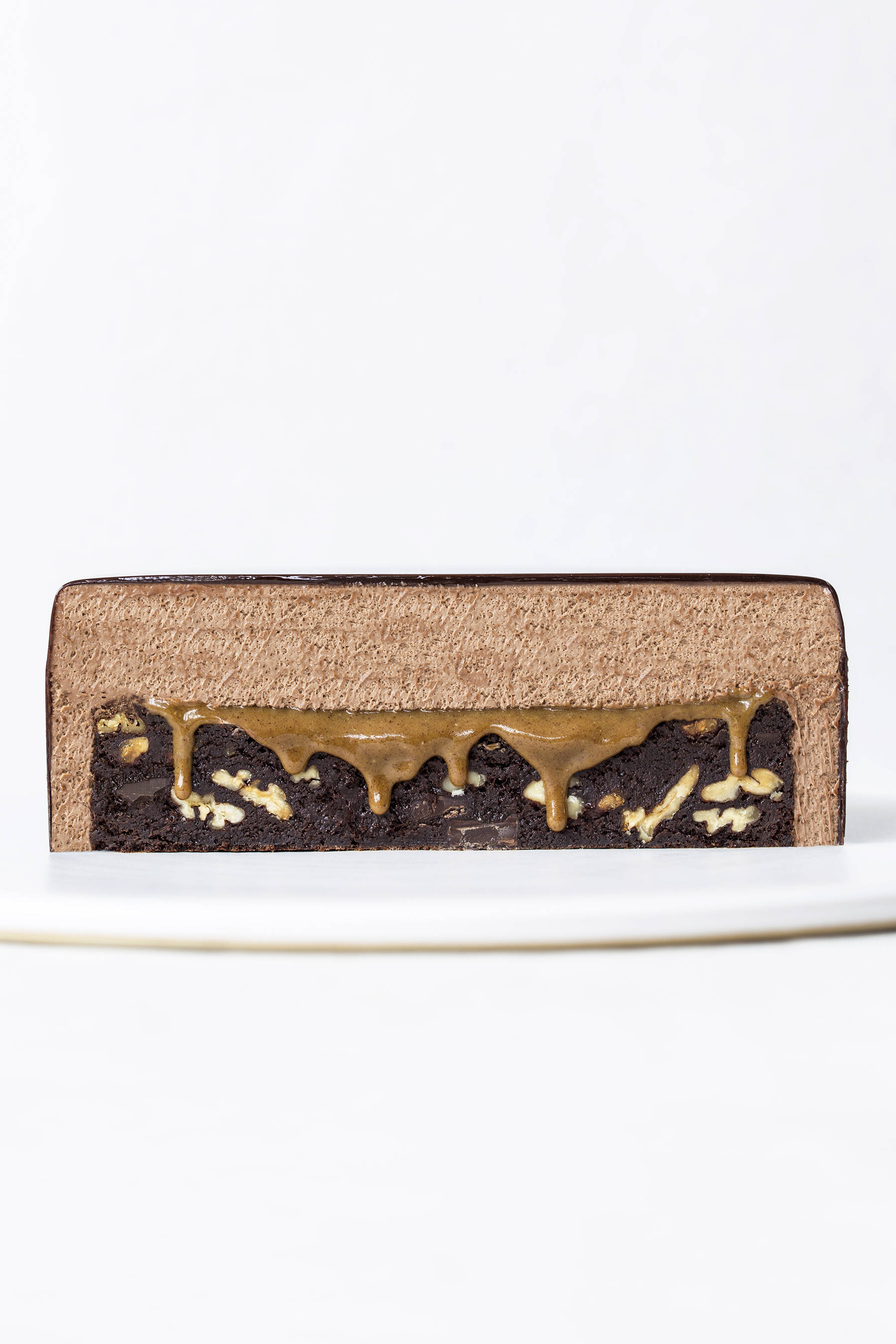 Flourless pecan brownie